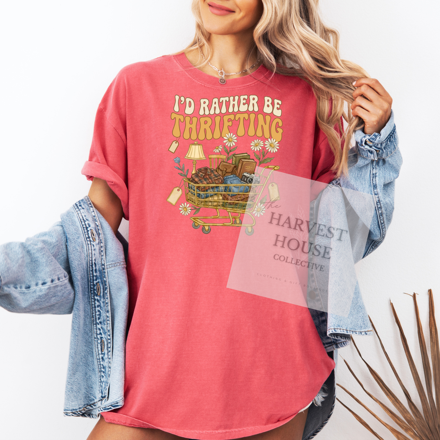 I'd Rather Be Thrifting Comfort Color Tee