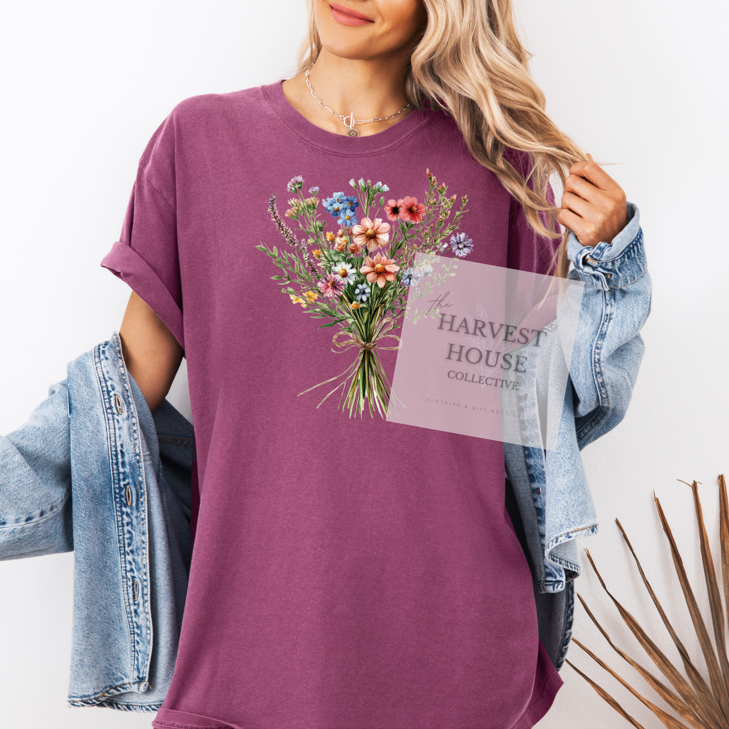 Floral Bouquet Comfort Color Tee