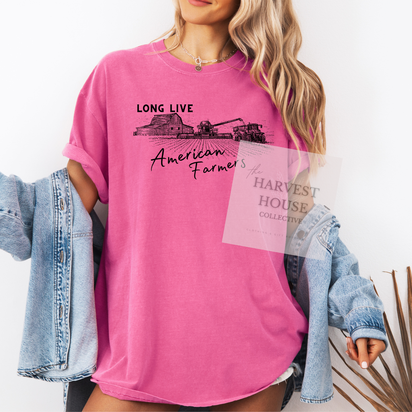 Long Live American Farmers Comfort Color Tee