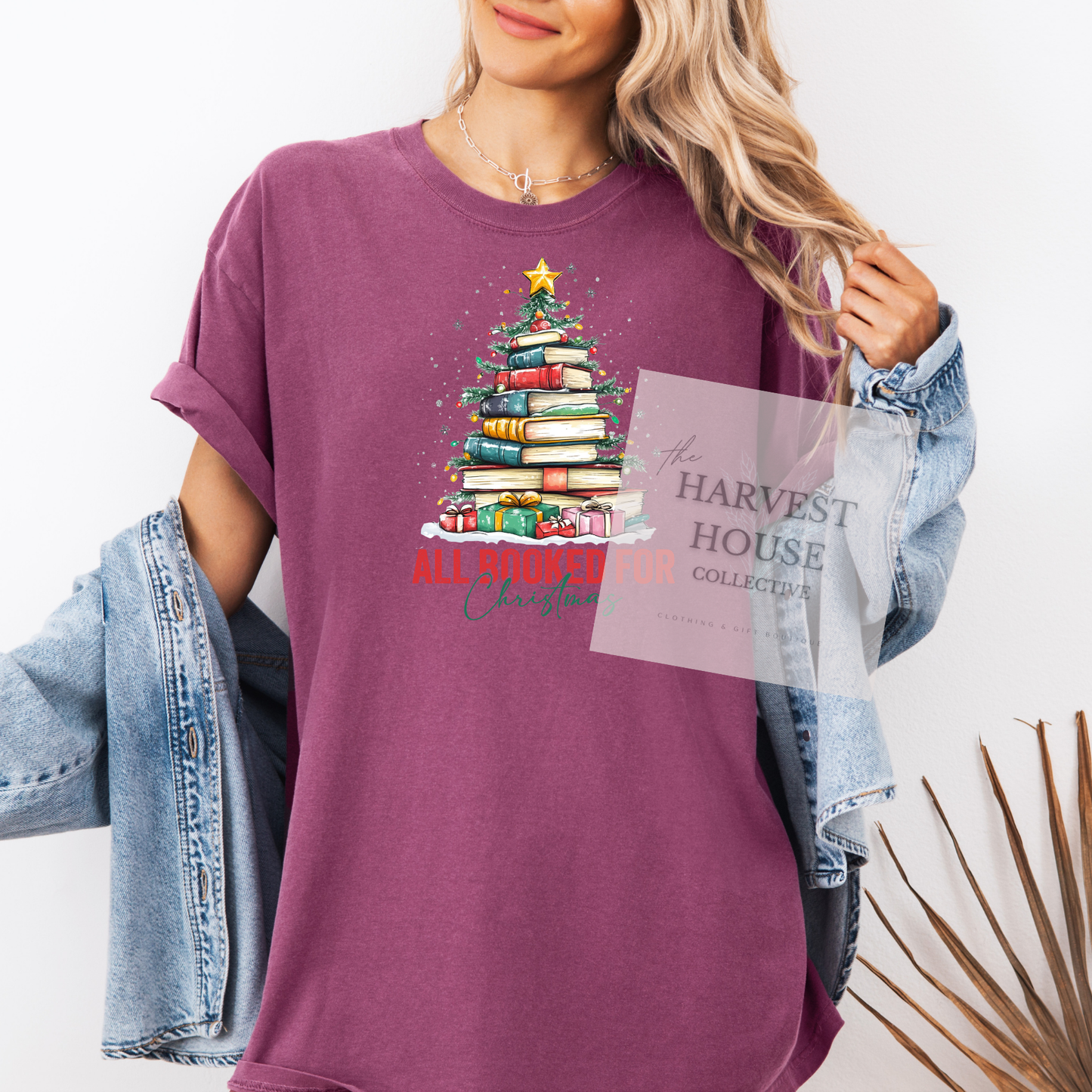 All Booked For Christmas Shirt