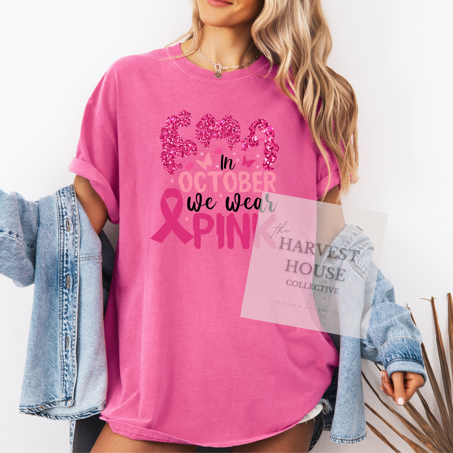 We Wear Pink Comfort Color Tee