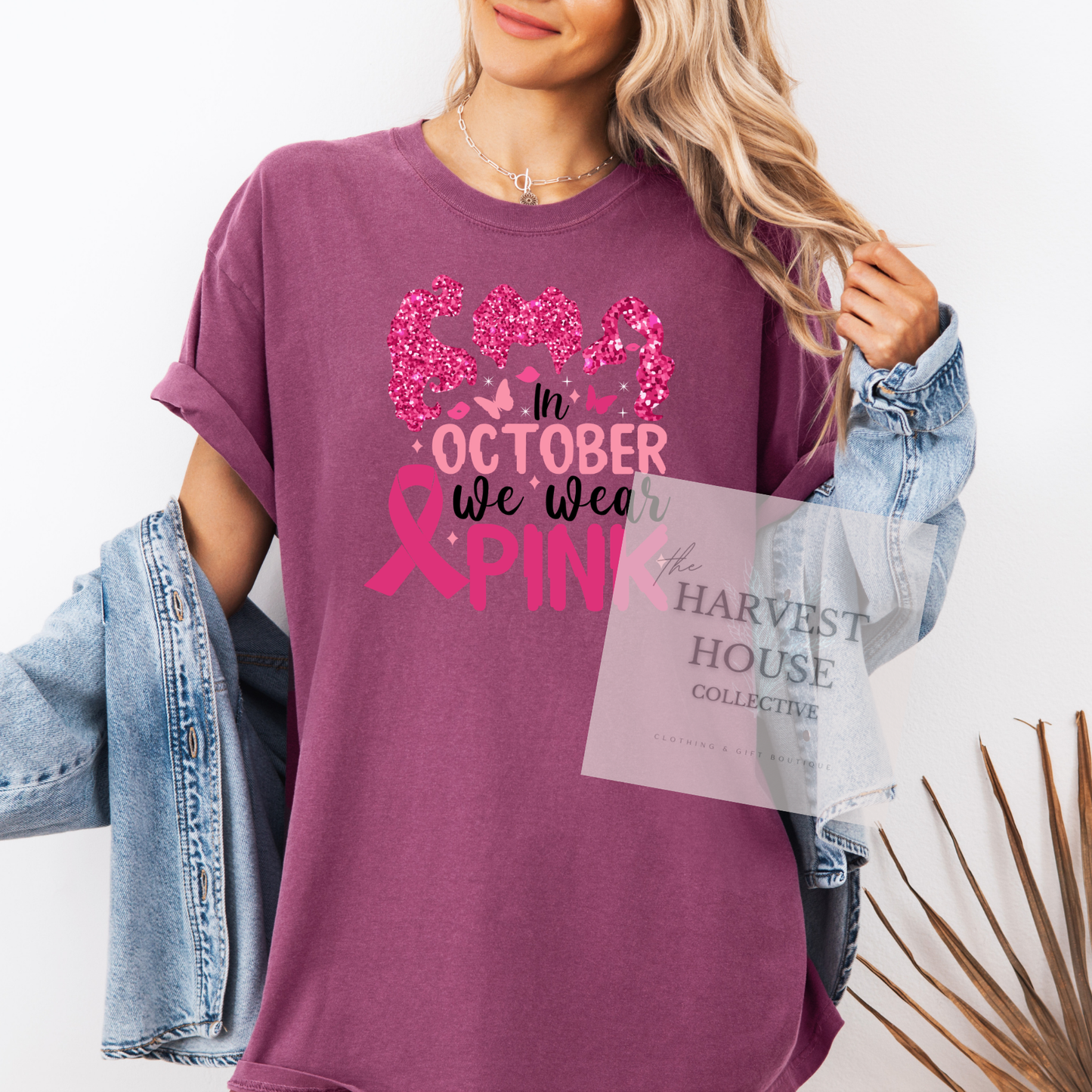 We Wear Pink Comfort Color Tee