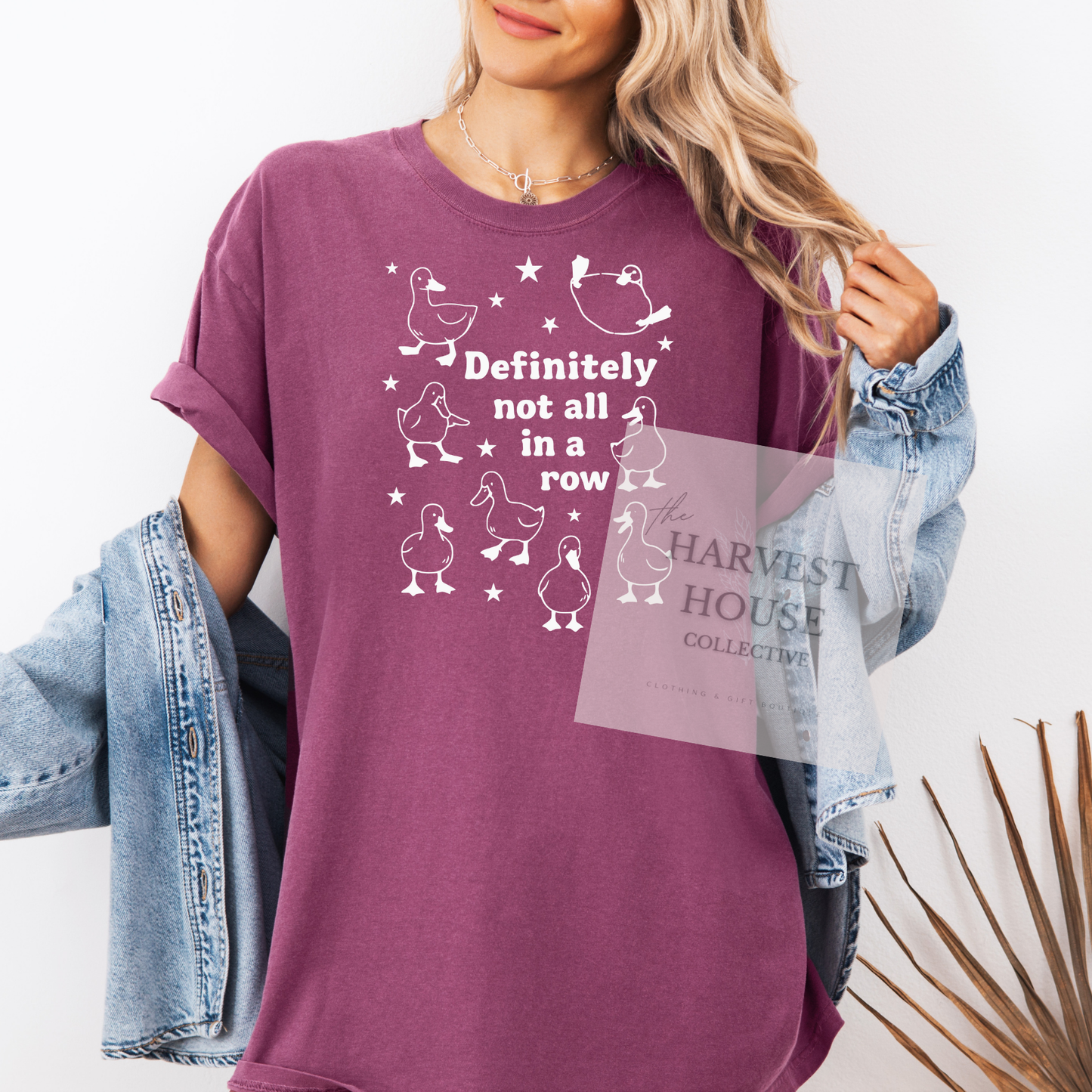 Ducks In A Row Comfort Color Tee