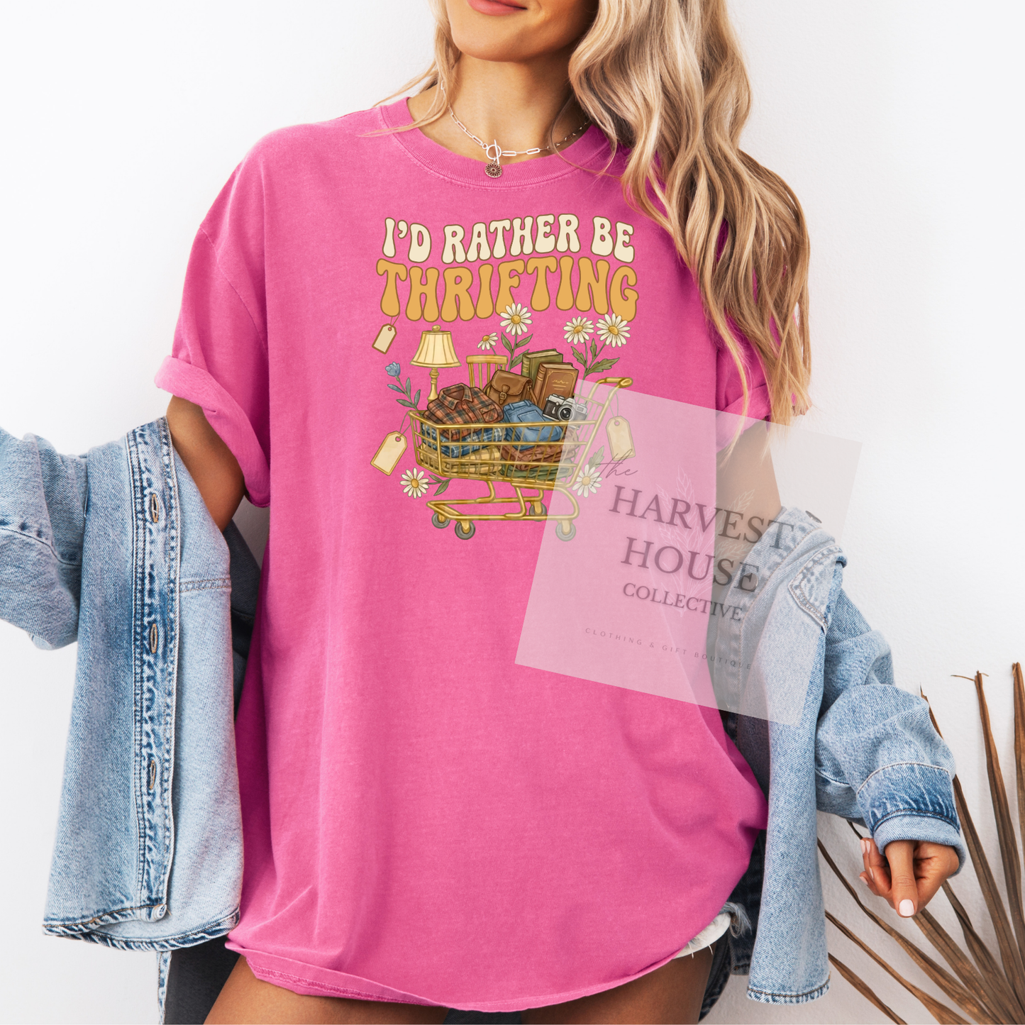 I'd Rather Be Thrifting Comfort Color Tee