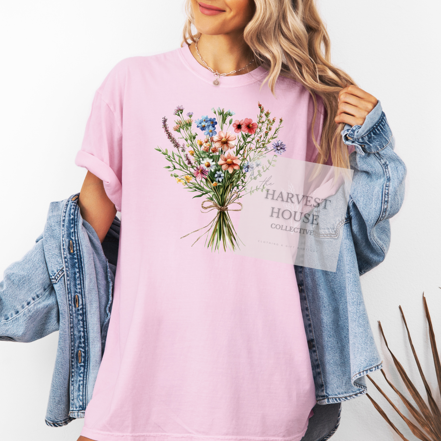 Floral Bouquet Comfort Color Tee