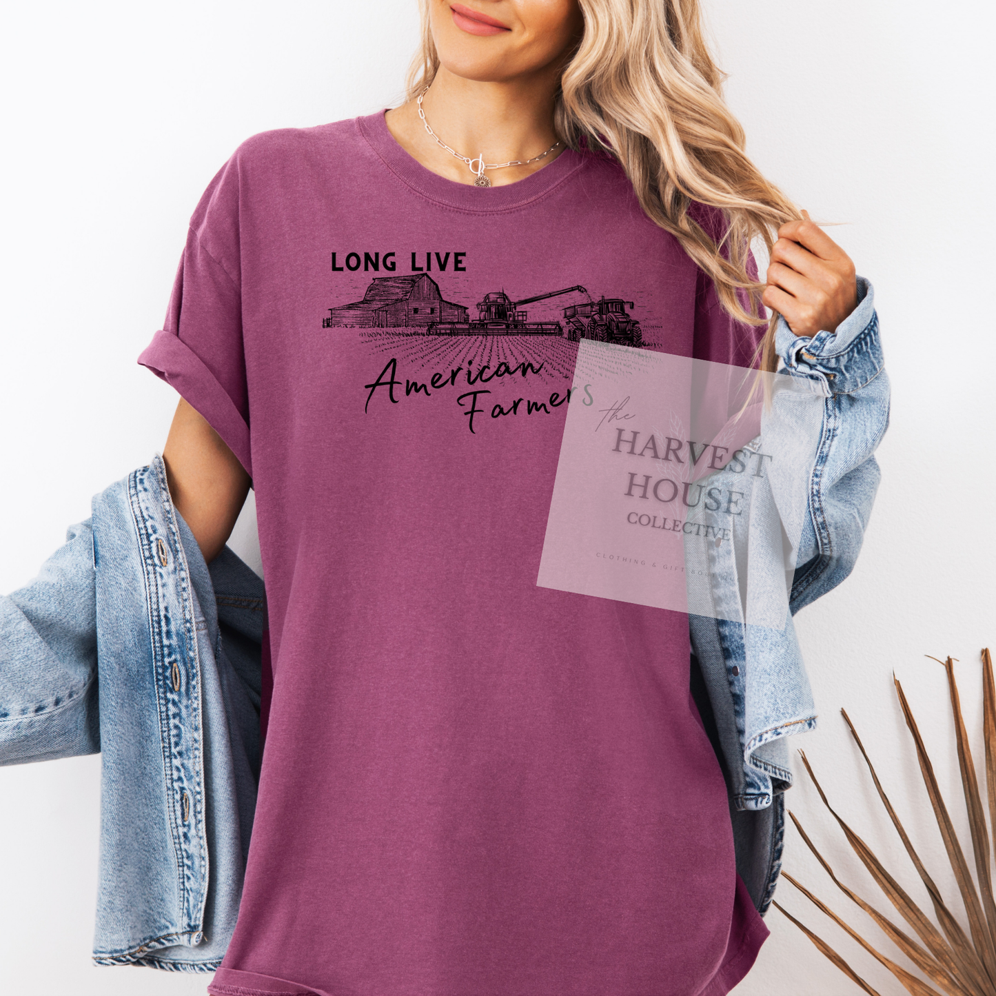 Long Live American Farmers Comfort Color Tee