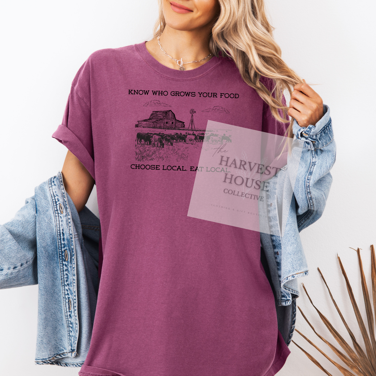 Know Who Grows Your Food Comfort Color Tee