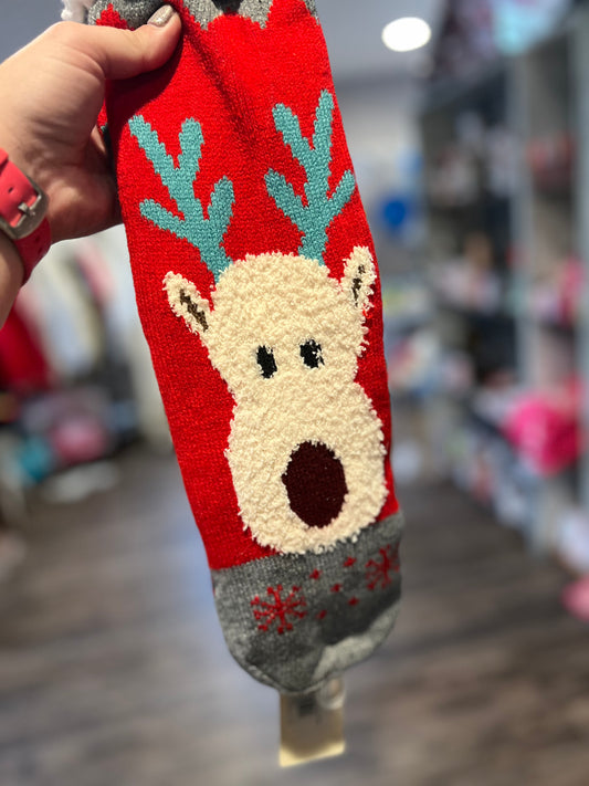 Luxury Soft Reindeer Mini Crew Winter Socks