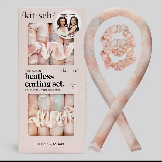 Heat less curling set
