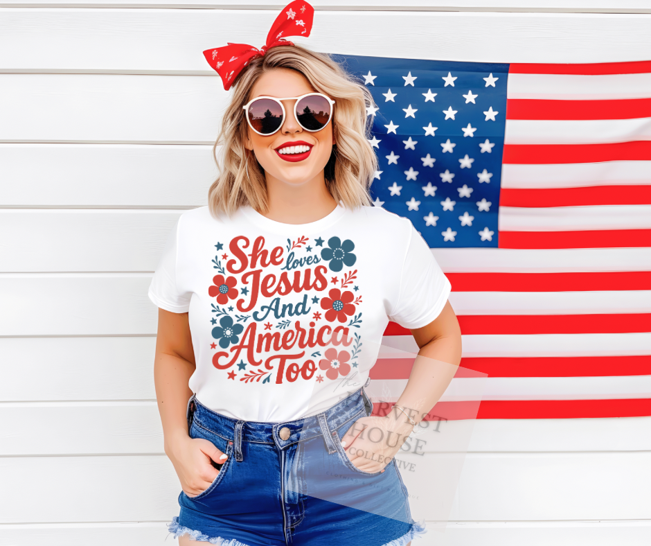 She Loves Jesus Tee