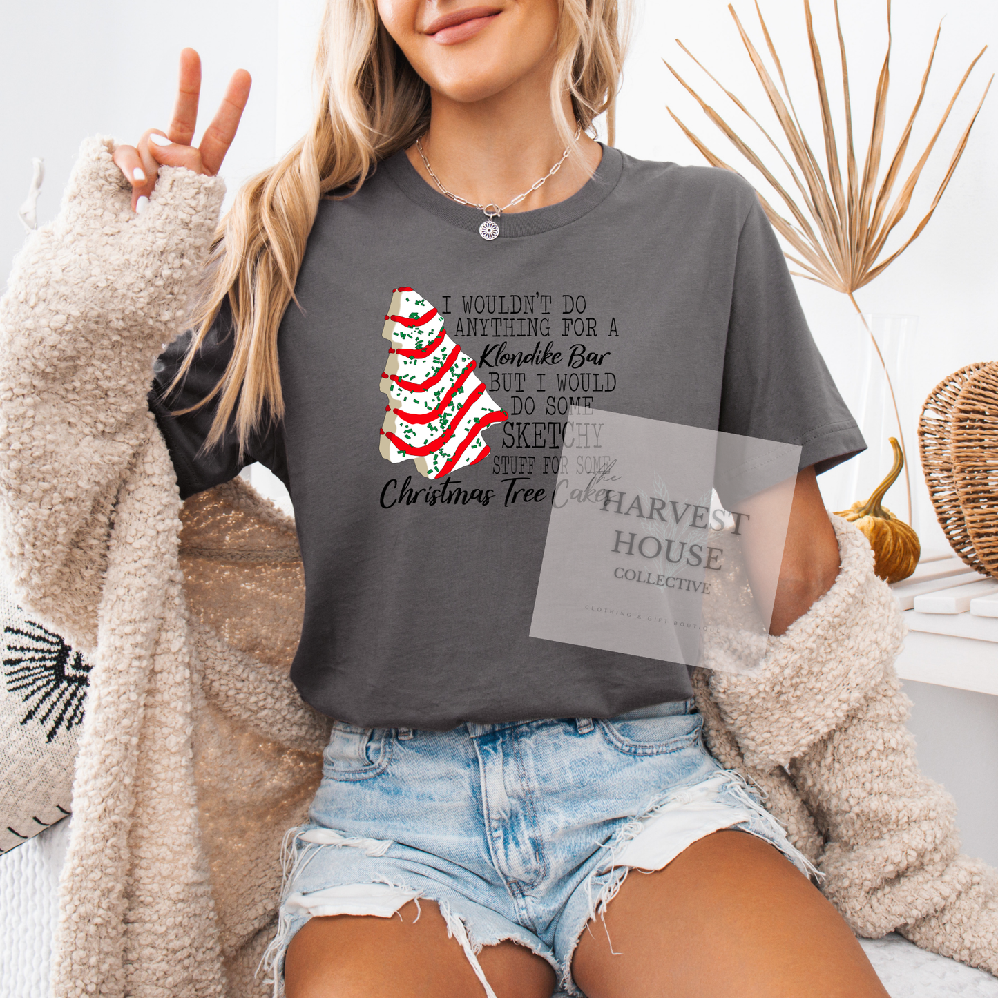 Christmas Tree Cake Bella Canvas Tee