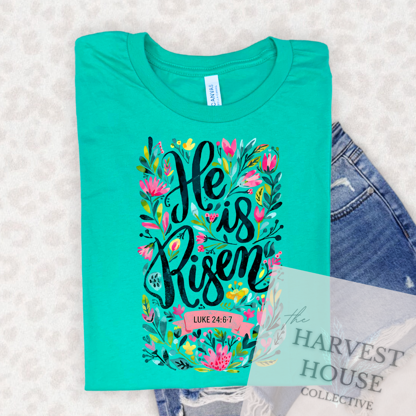 He Is Risen Tee