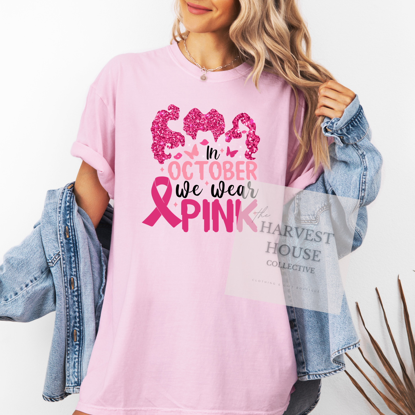 We Wear Pink Comfort Color Tee