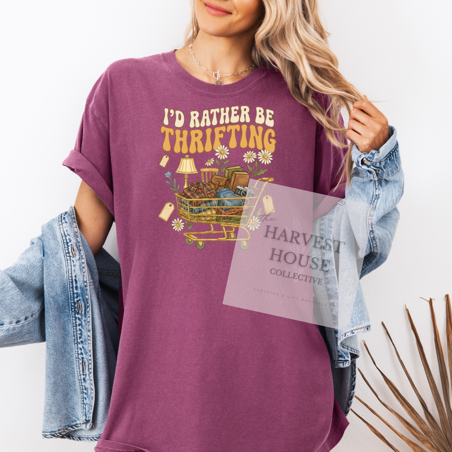I'd Rather Be Thrifting Comfort Color Tee