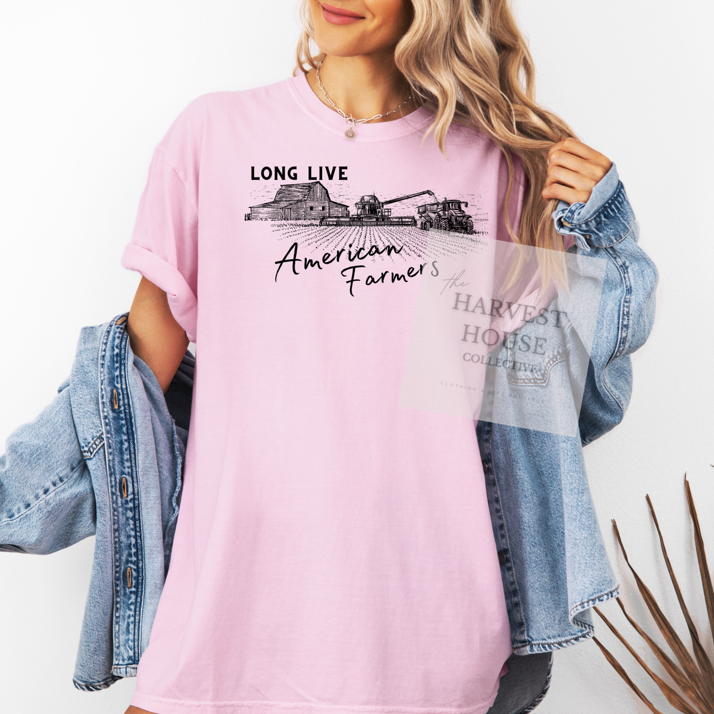 Long Live American Farmers Comfort Color Tee