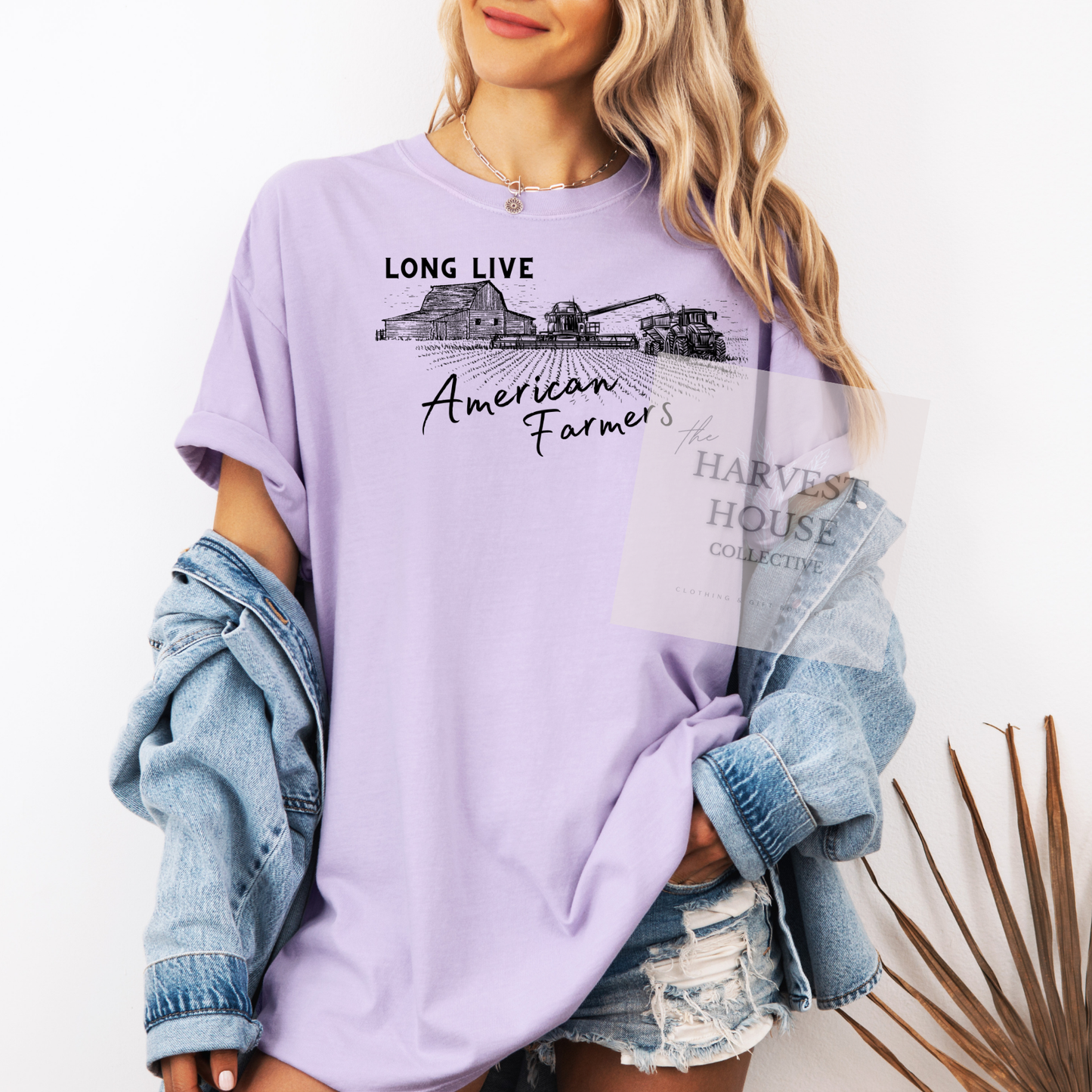 Long Live American Farmers Comfort Color Tee
