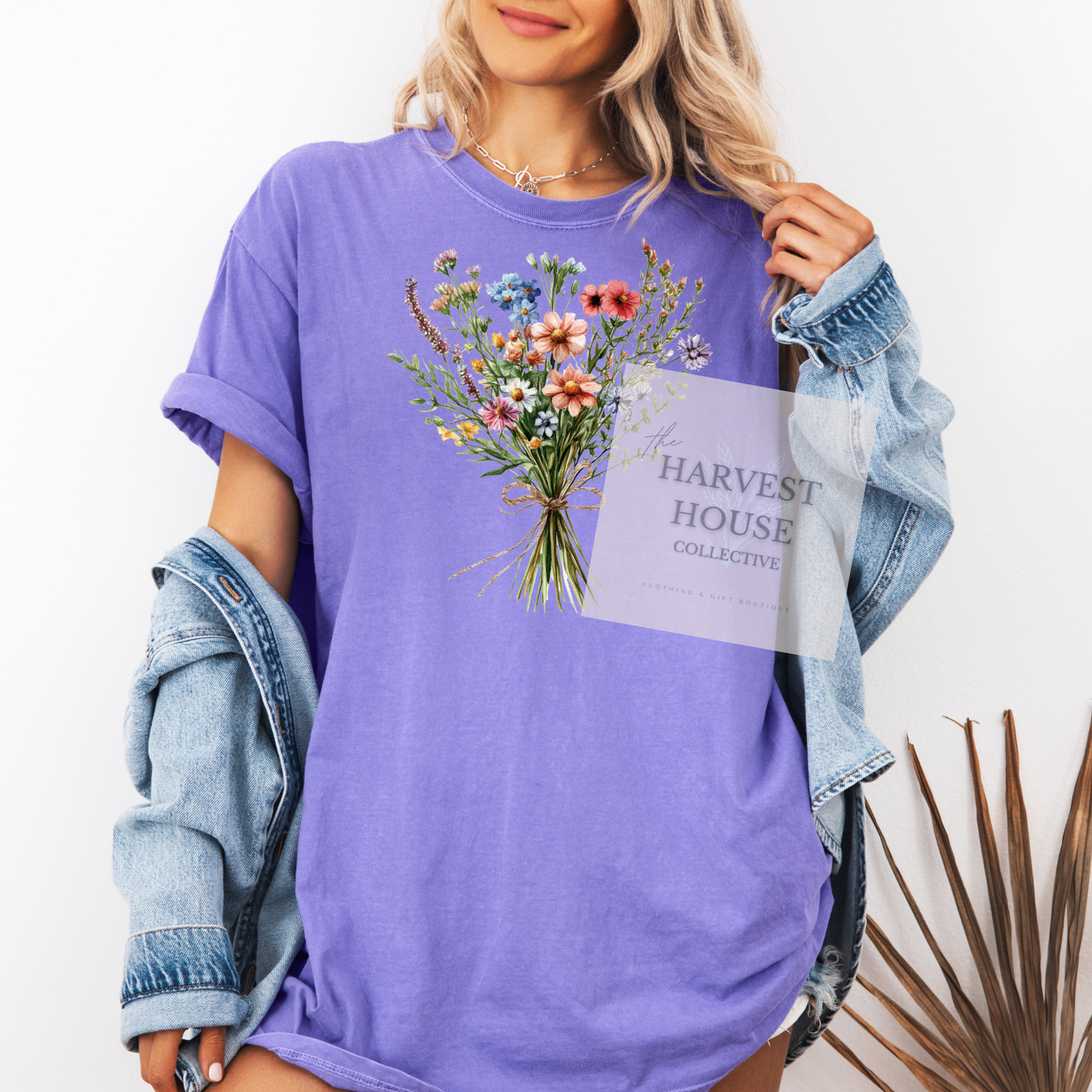 Floral Bouquet Comfort Color Tee