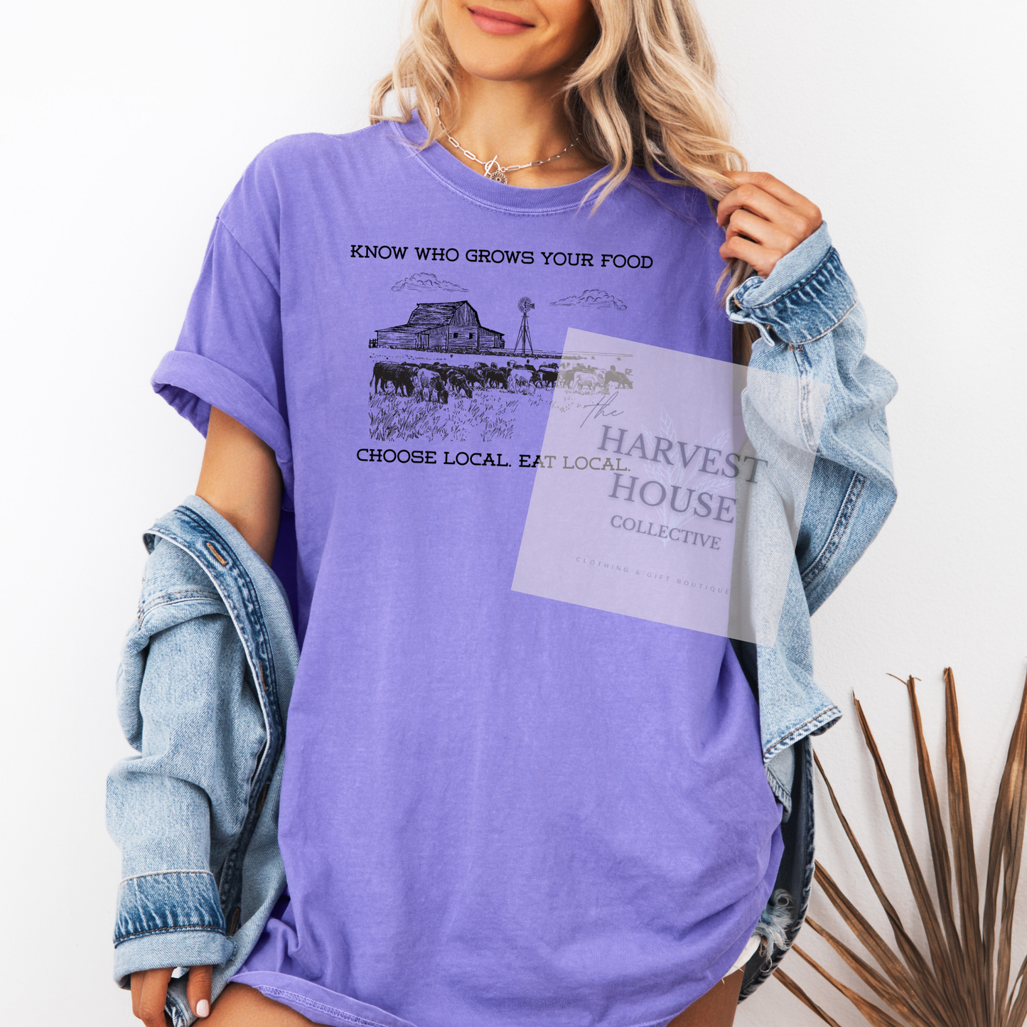 Know Who Grows Your Food Comfort Color Tee