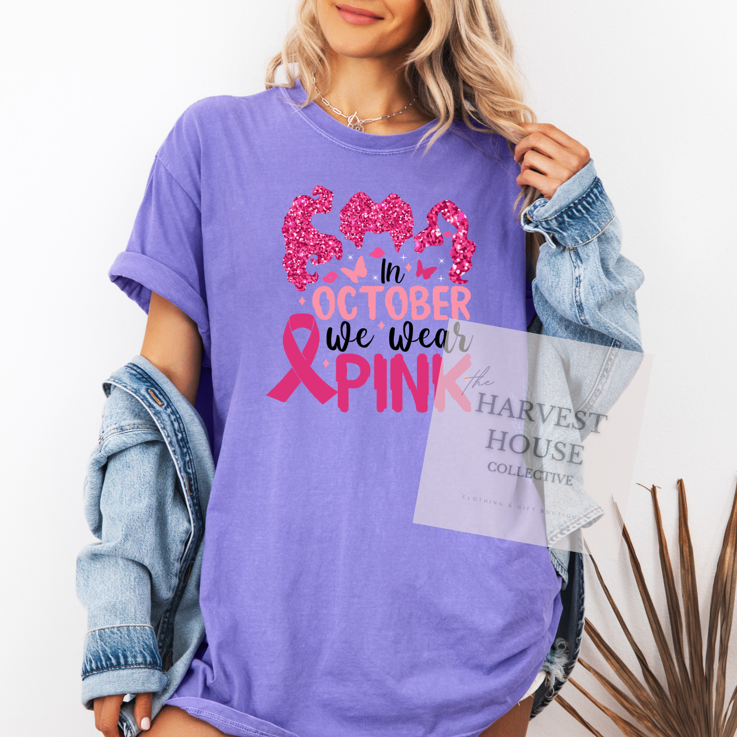 We Wear Pink Comfort Color Tee