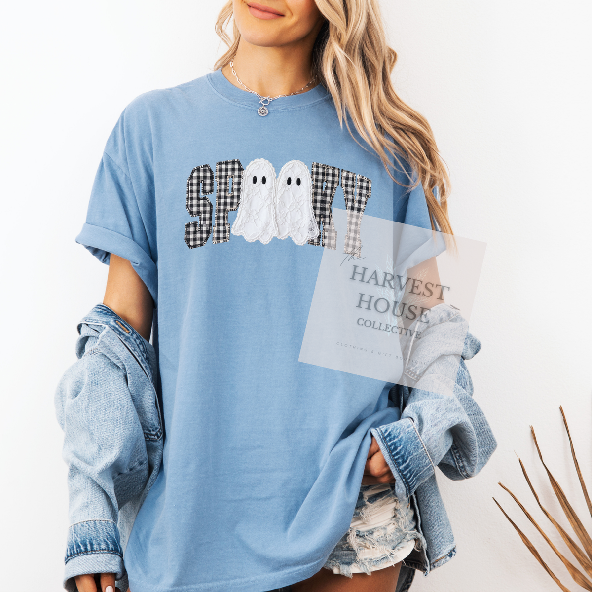 Faux Lace Spooky Shirt