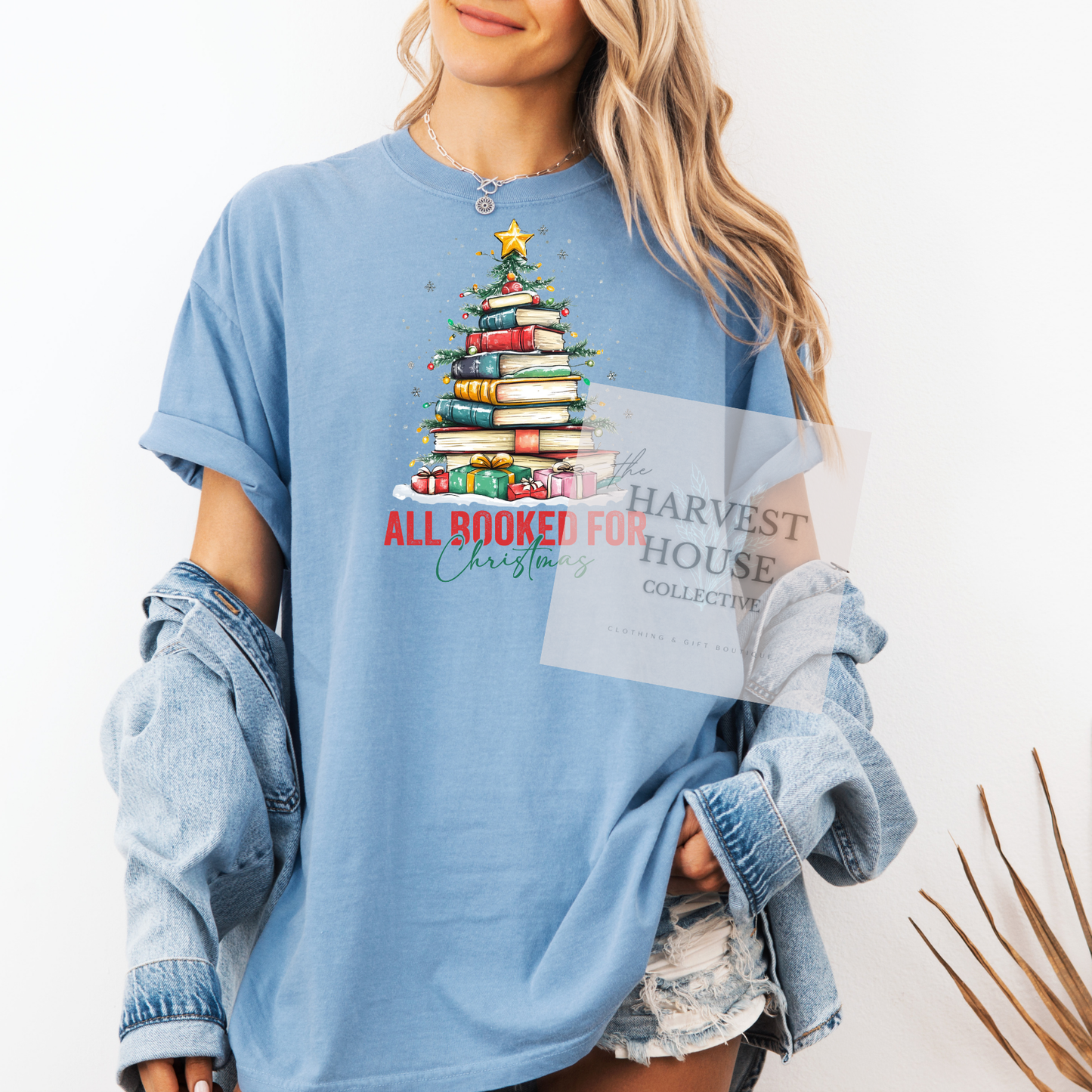 All Booked For Christmas Shirt