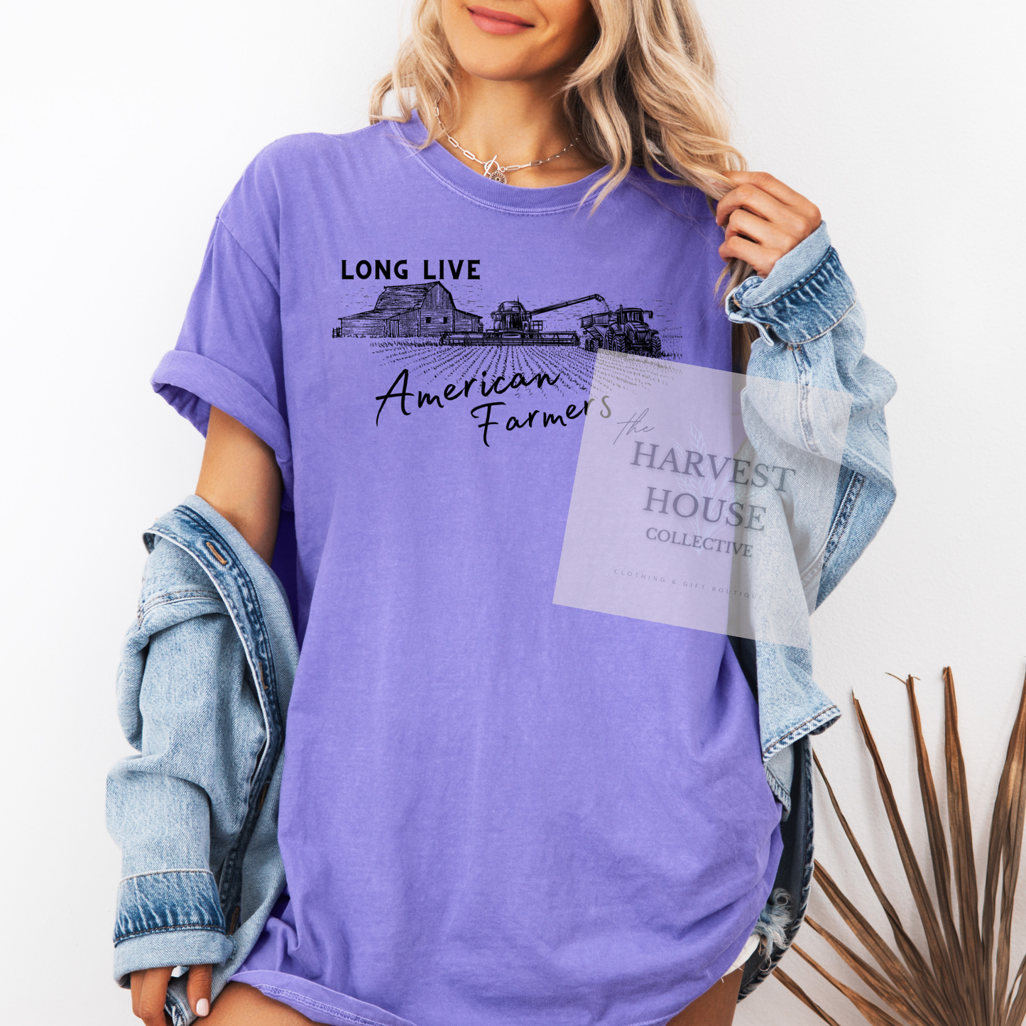 Long Live American Farmers Comfort Color Tee