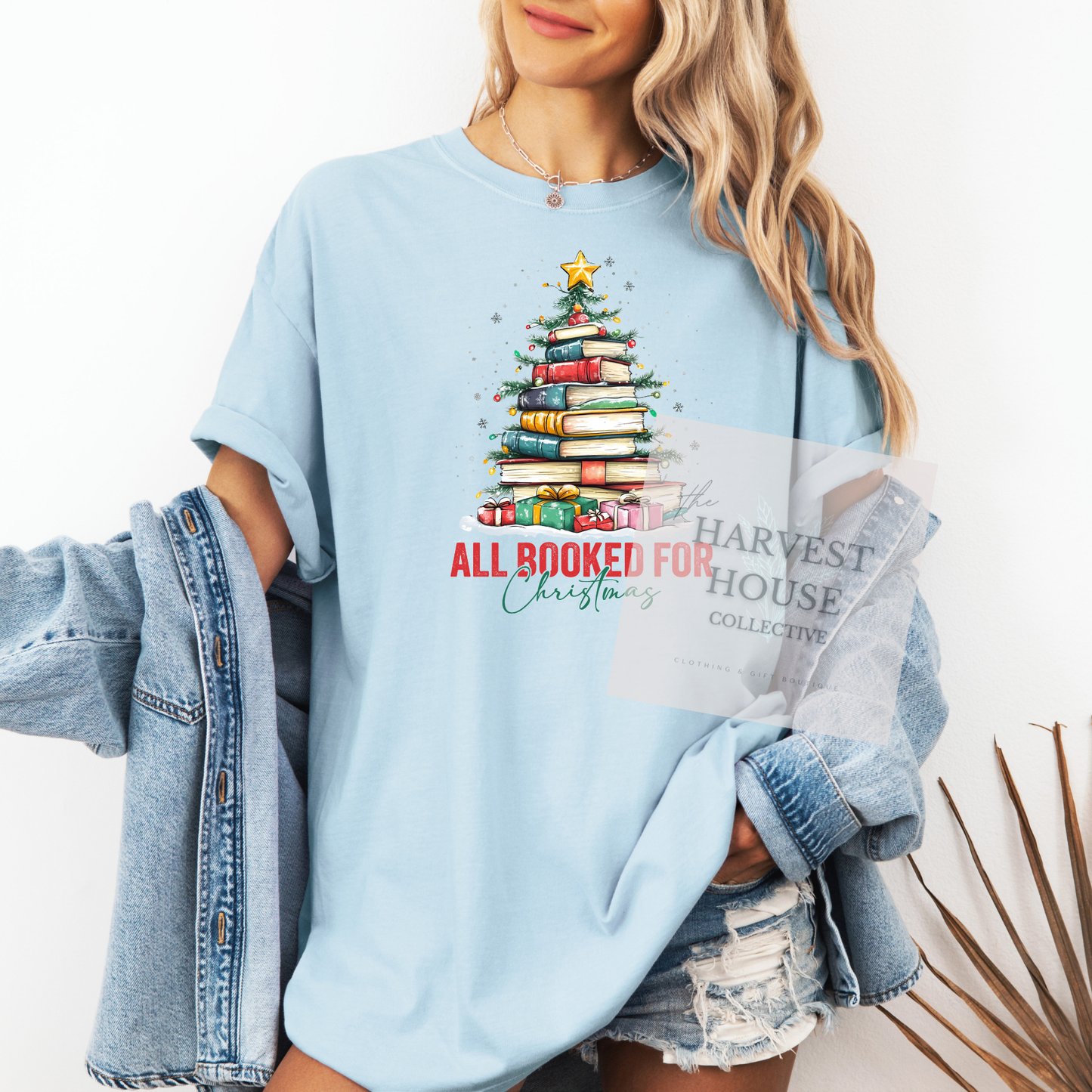 All Booked For Christmas Shirt