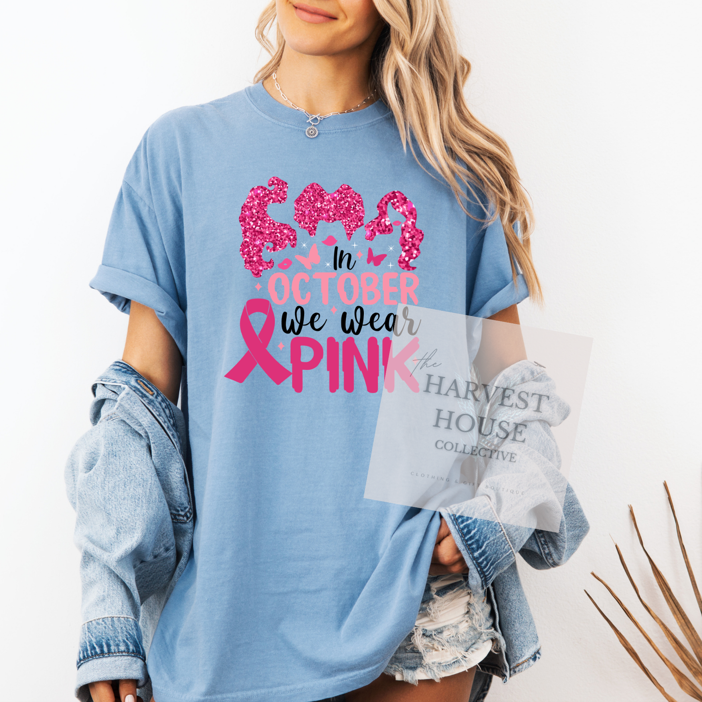 We Wear Pink Comfort Color Tee