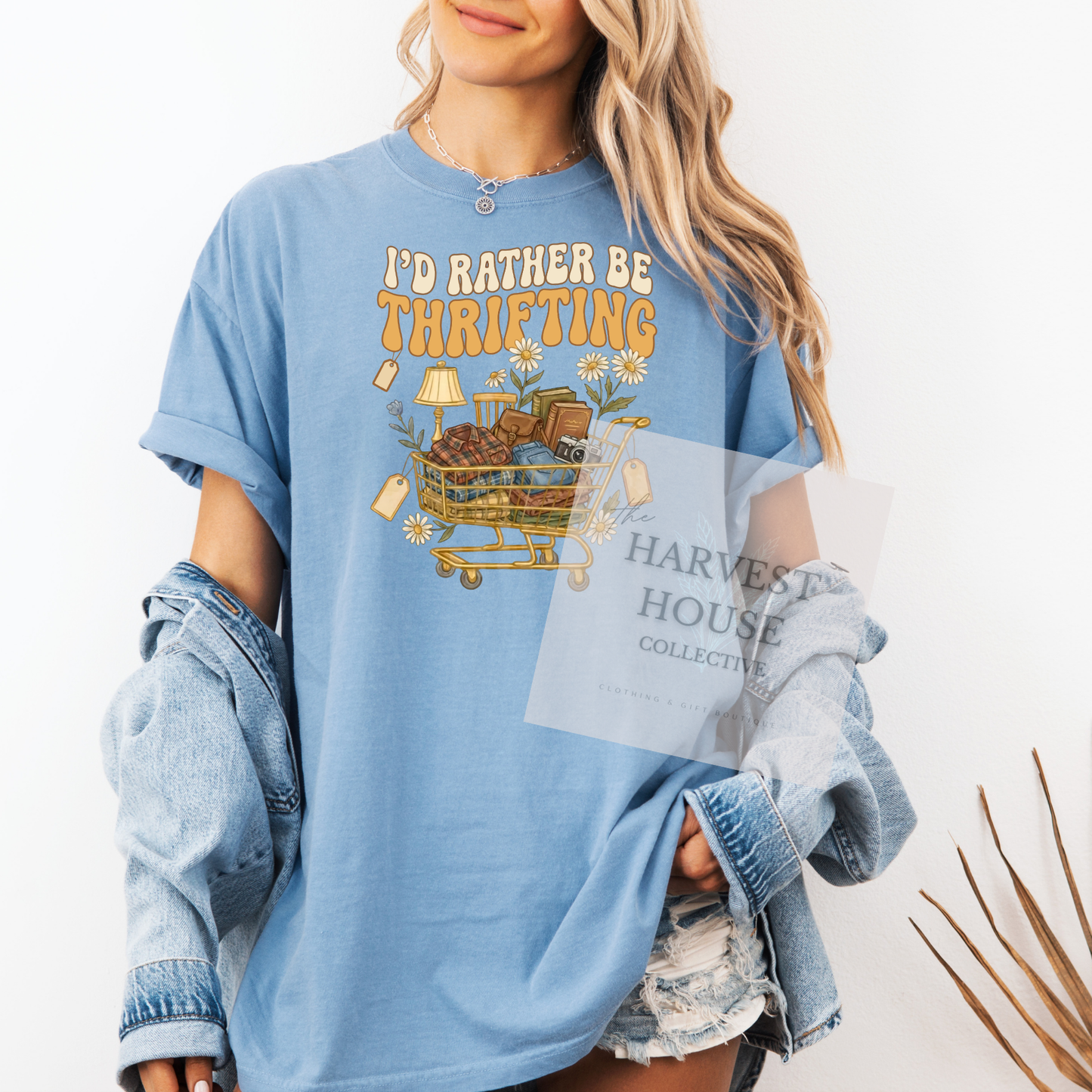 I'd Rather Be Thrifting Comfort Color Tee