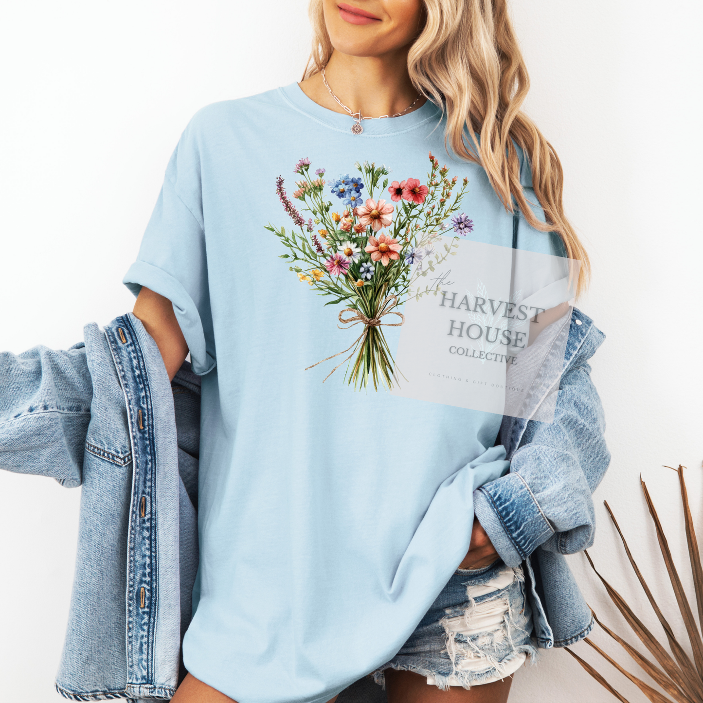 Floral Bouquet Comfort Color Tee