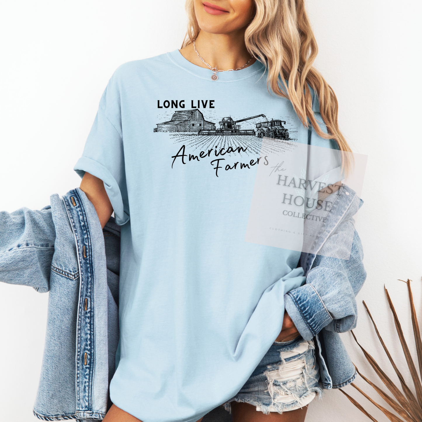 Long Live American Farmers Comfort Color Tee