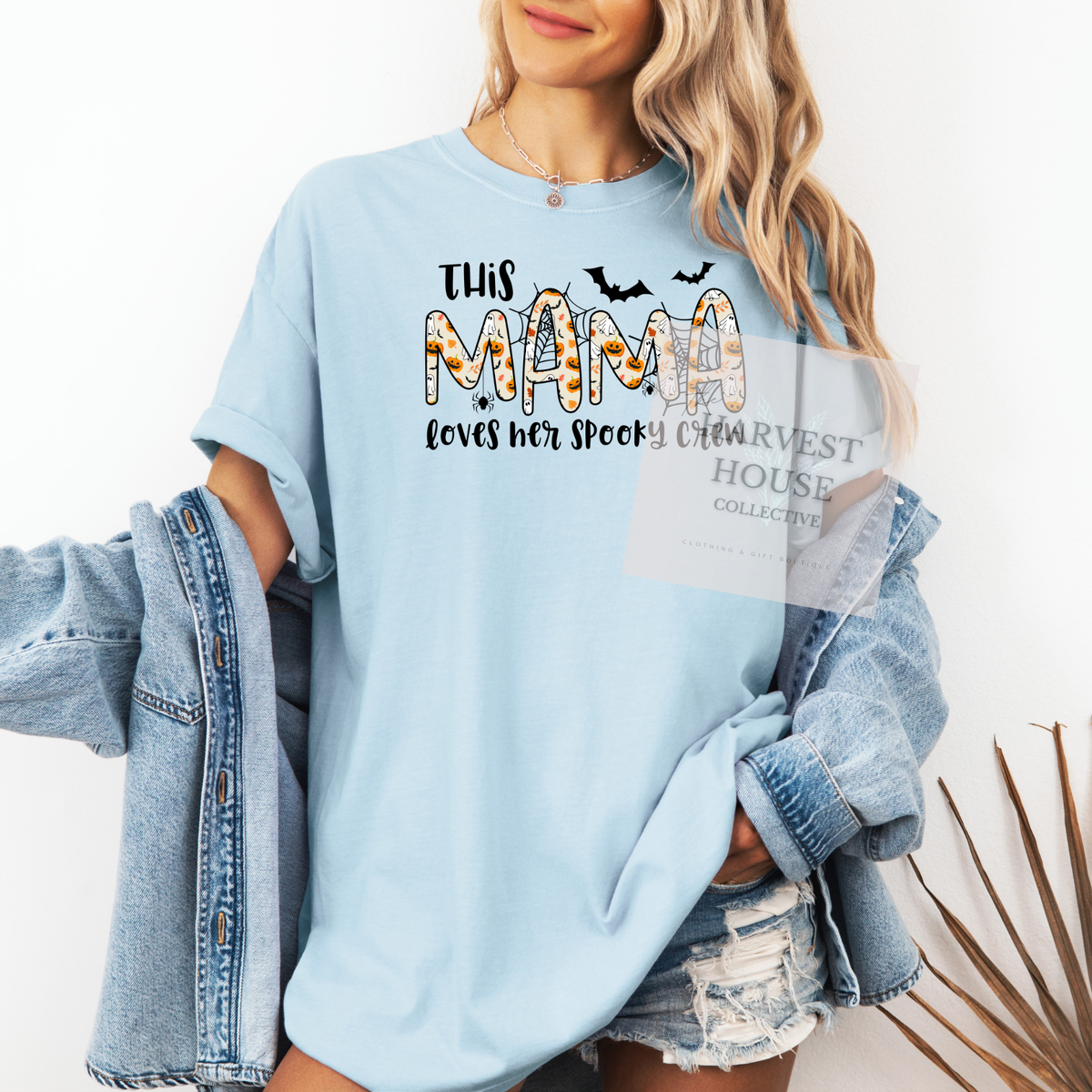 This Mama Loves Her Spooky Crew Tee