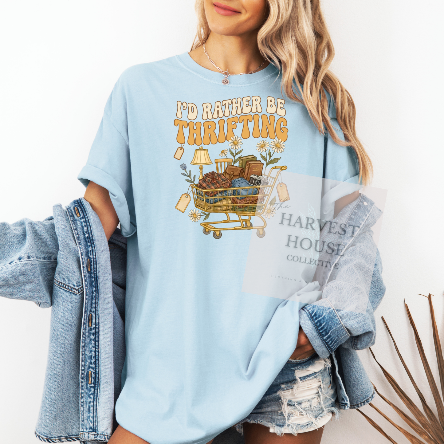 I'd Rather Be Thrifting Comfort Color Tee