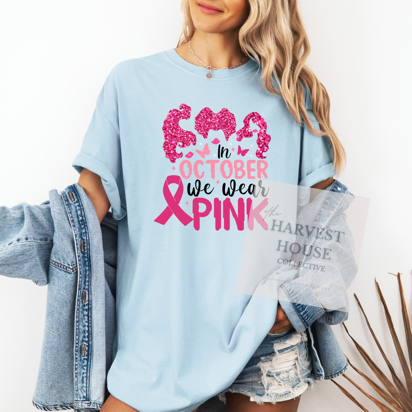 We Wear Pink Comfort Color Tee