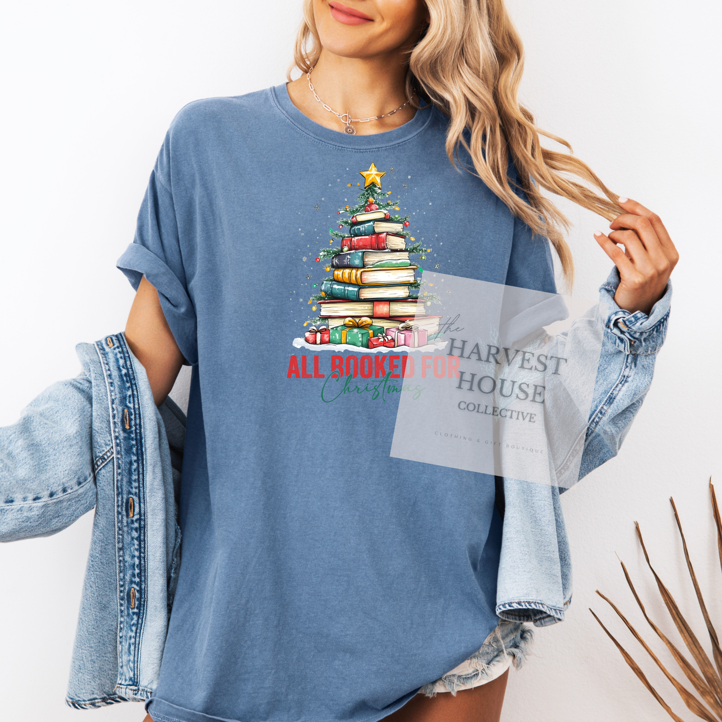 All Booked For Christmas Shirt