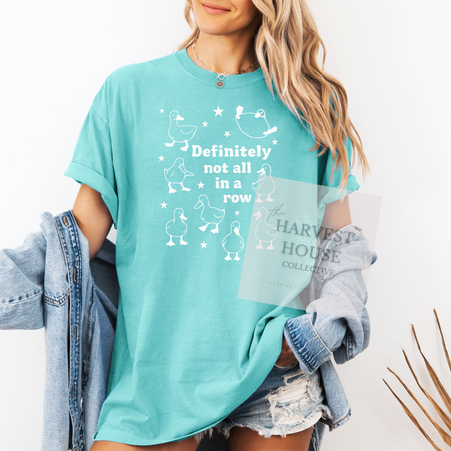 Ducks In A Row Comfort Color Tee