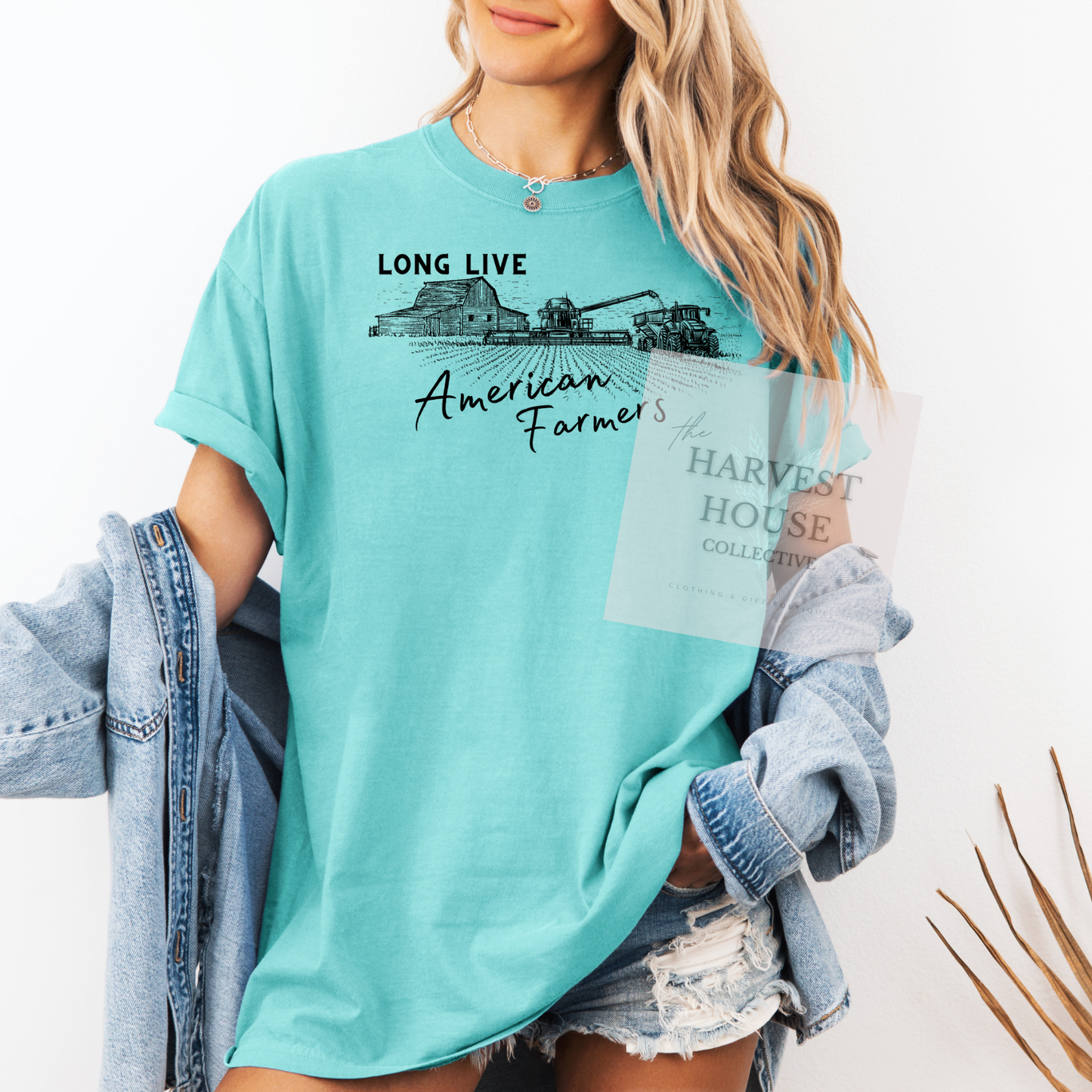 Long Live American Farmers Comfort Color Tee