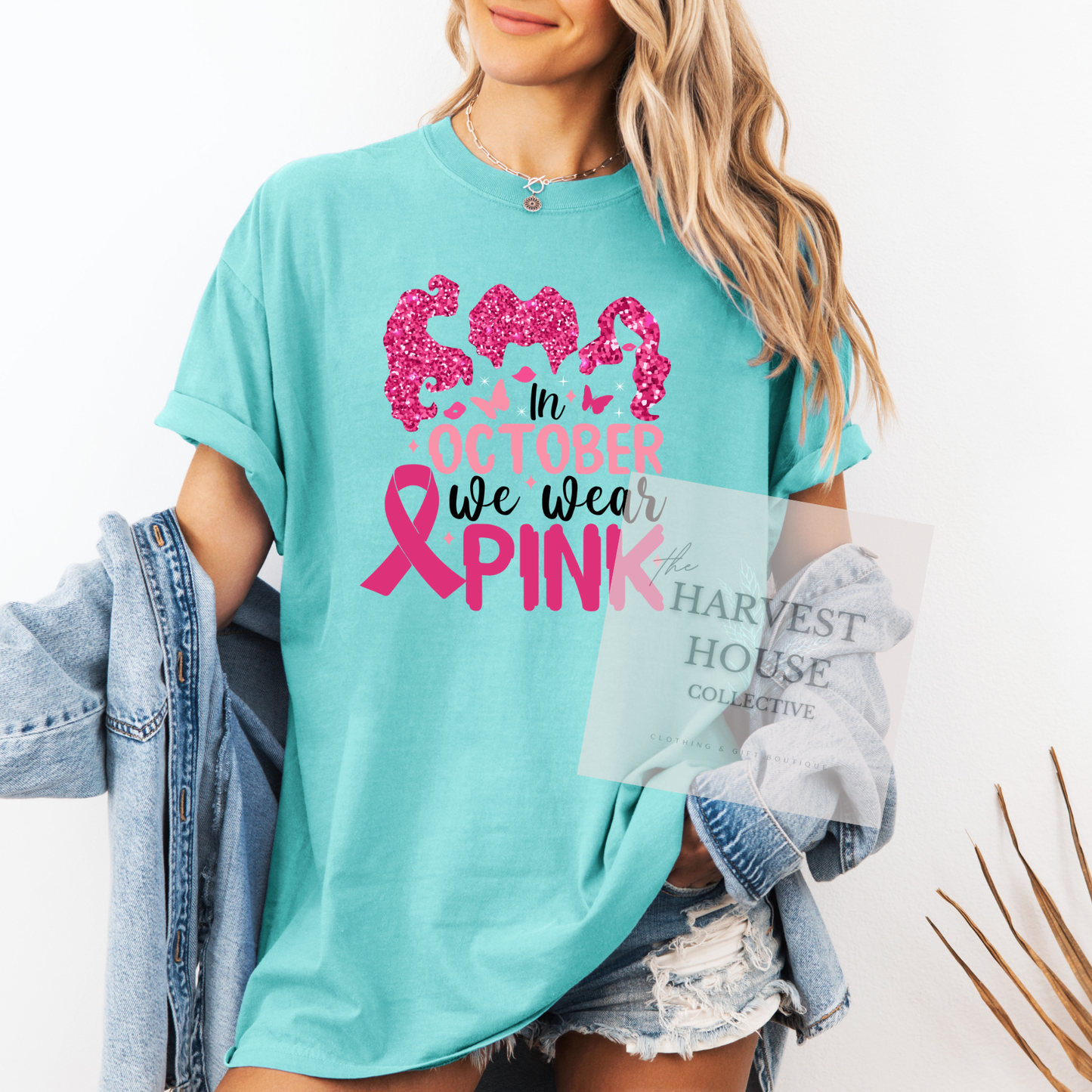 We Wear Pink Comfort Color Tee