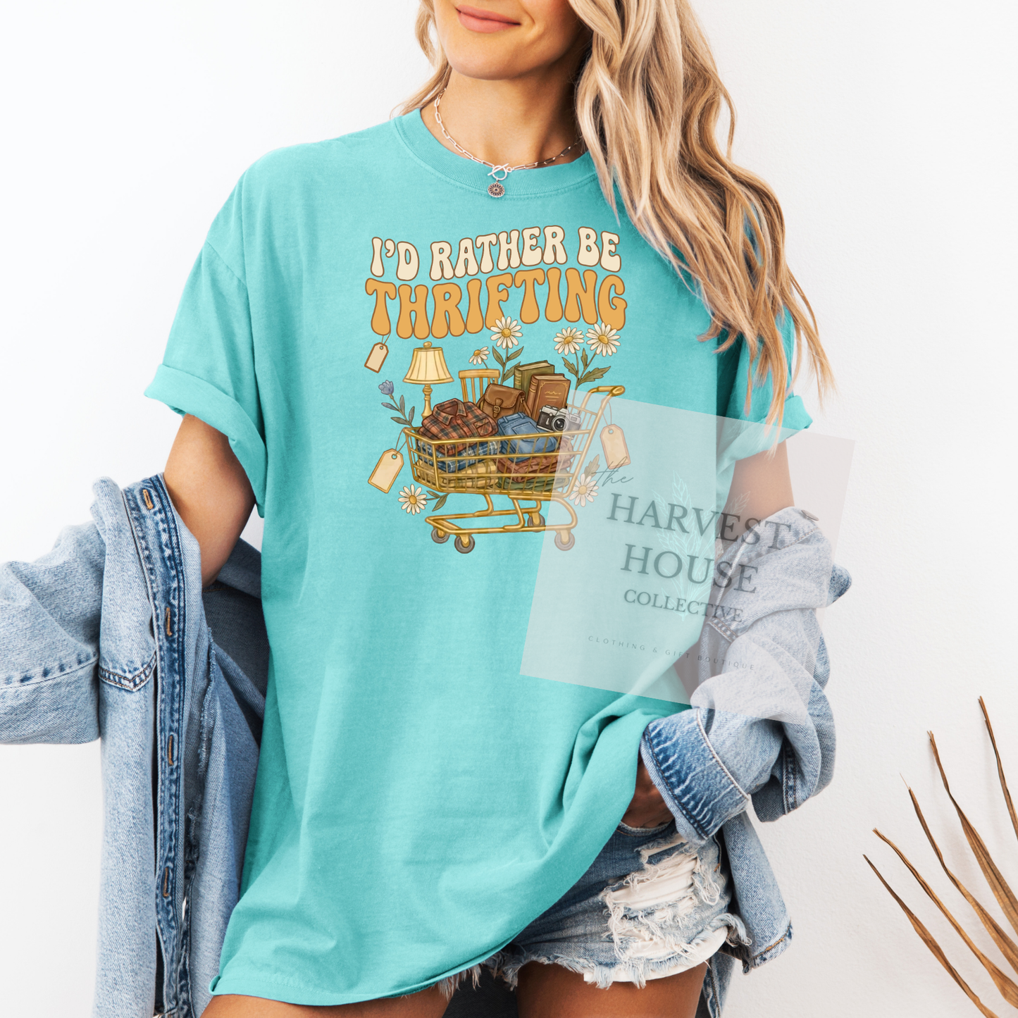 I'd Rather Be Thrifting Comfort Color Tee