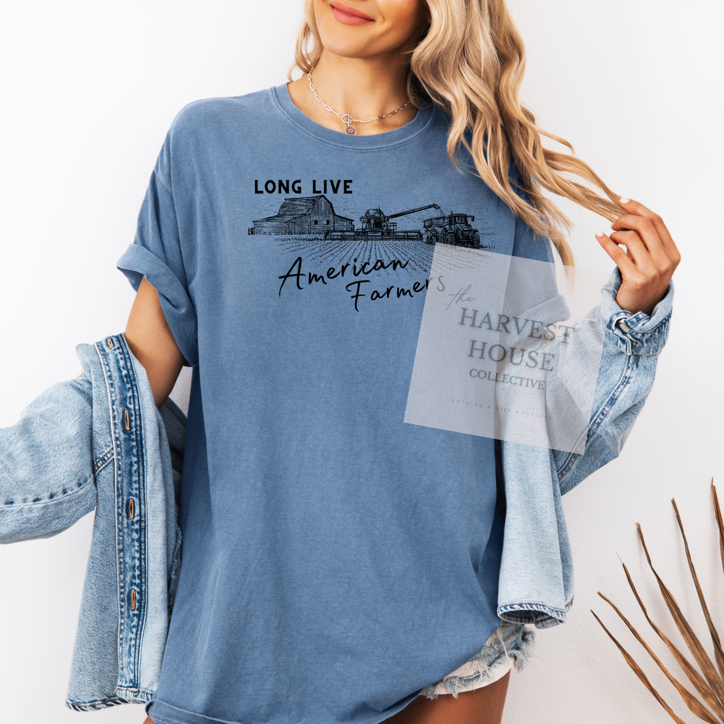 Long Live American Farmers Comfort Color Tee