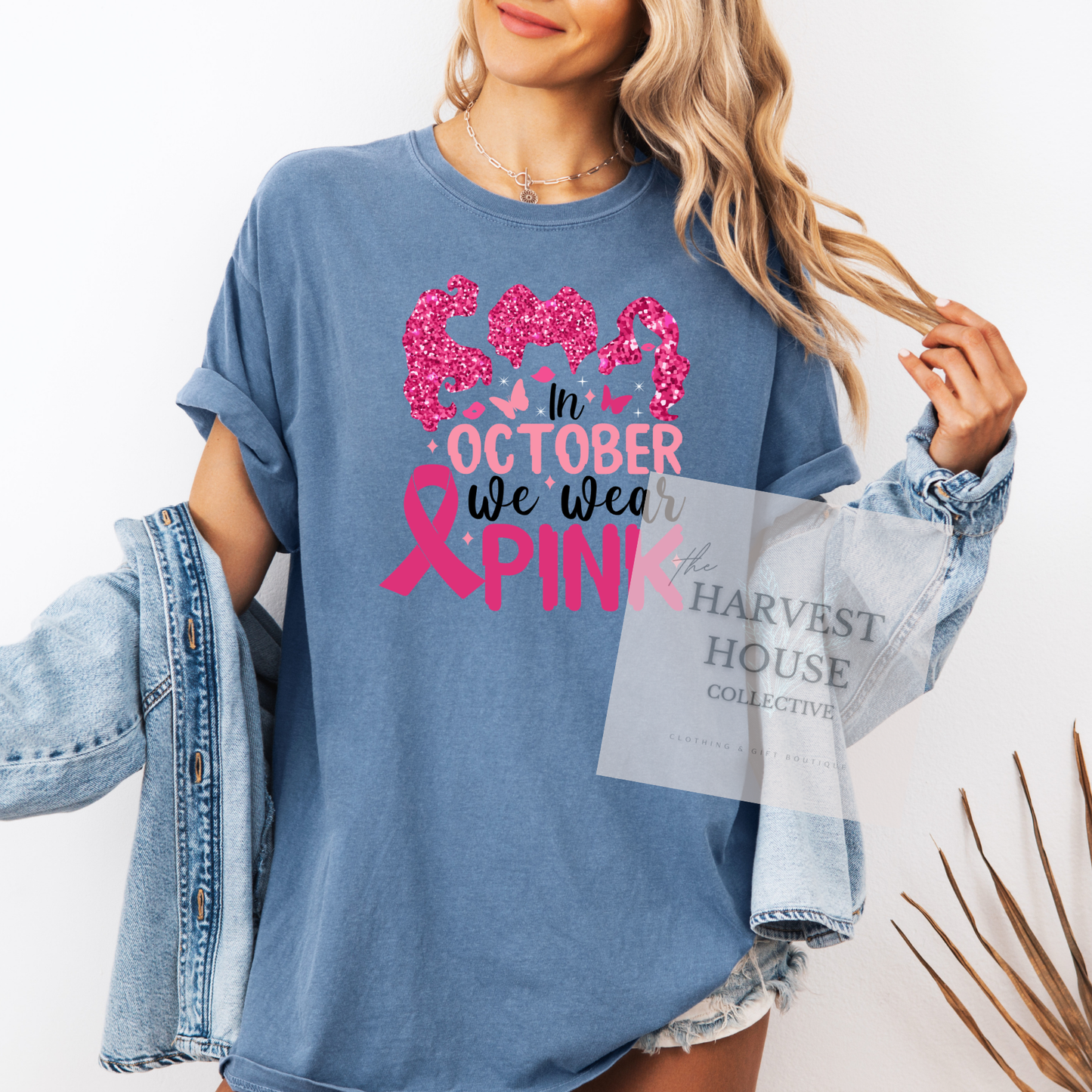 We Wear Pink Comfort Color Tee