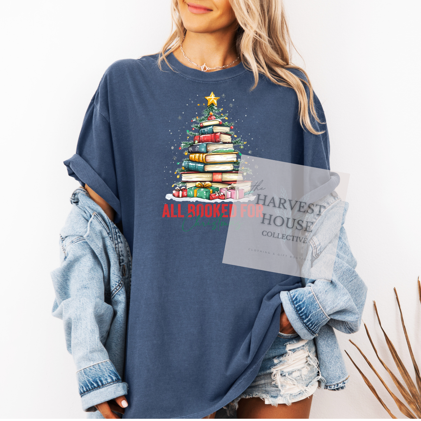 All Booked For Christmas Shirt