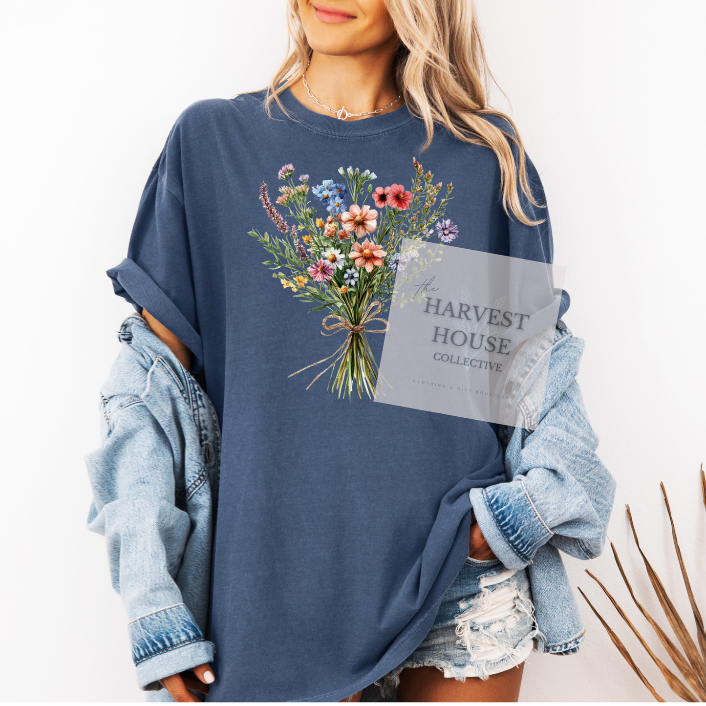 Floral Bouquet Comfort Color Tee