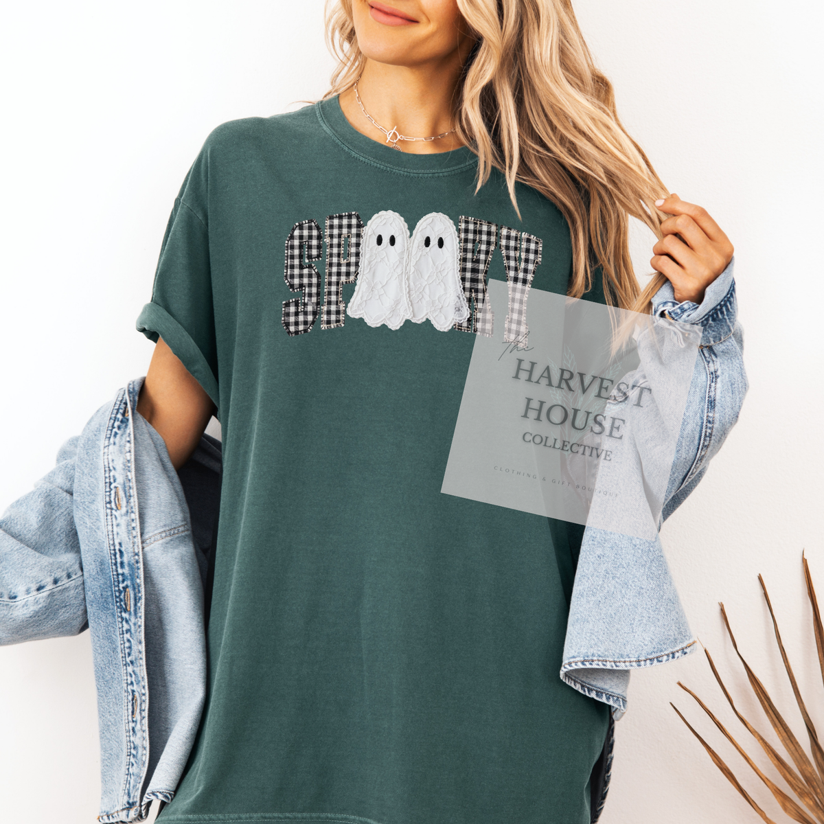 Faux Lace Spooky Shirt