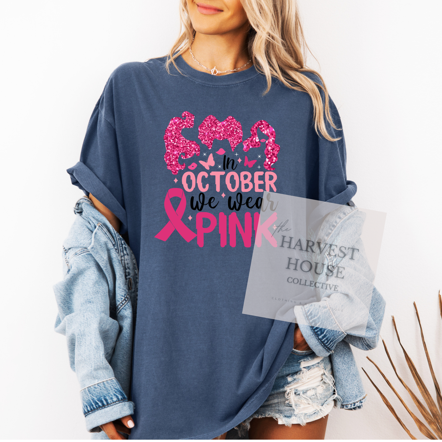 We Wear Pink Comfort Color Tee