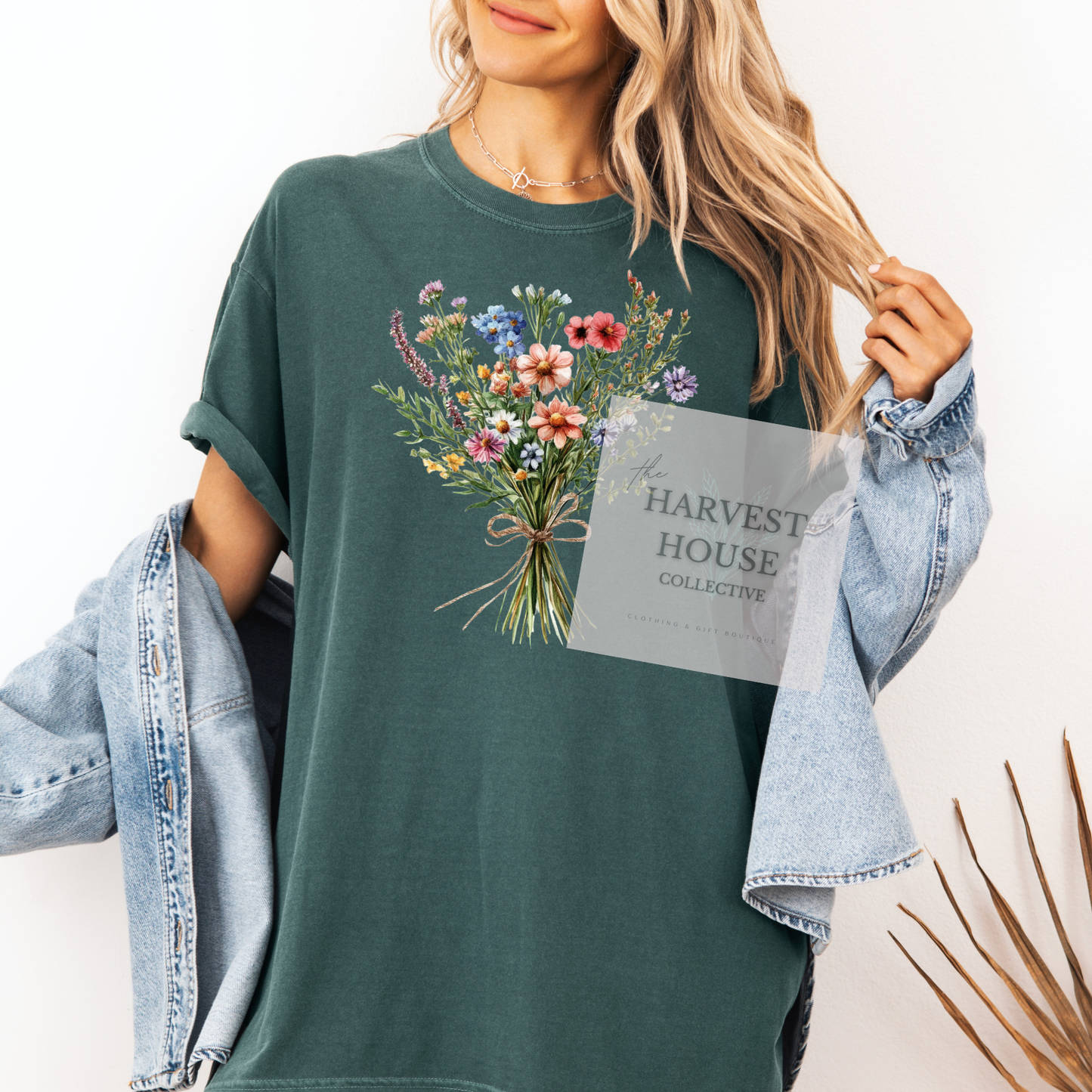 Floral Bouquet Comfort Color Tee