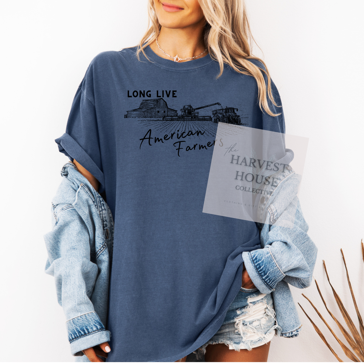 Long Live American Farmers Comfort Color Tee