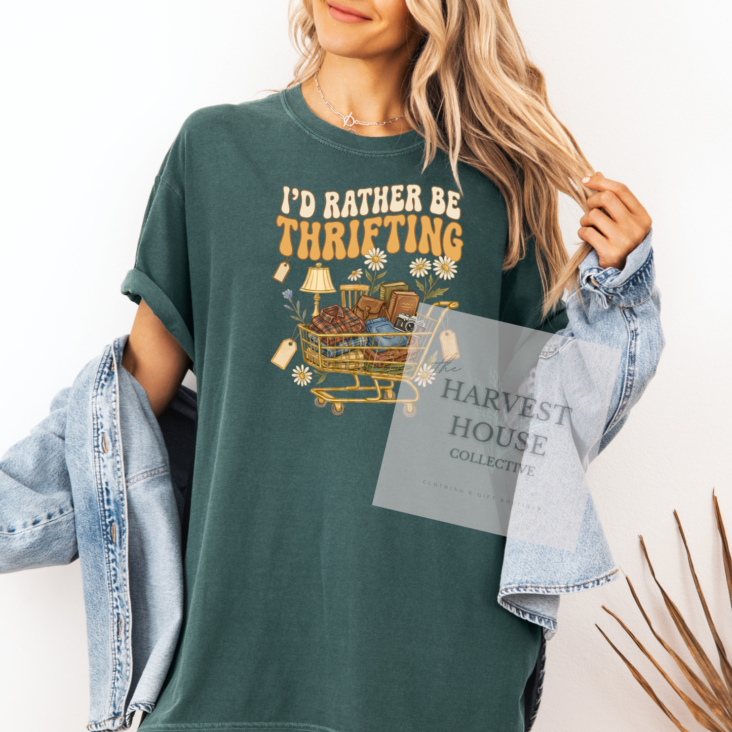 I'd Rather Be Thrifting Comfort Color Tee