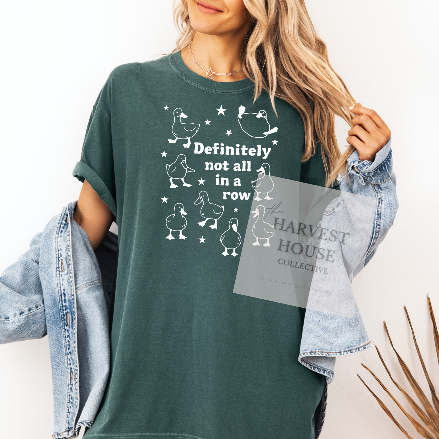 Ducks In A Row Comfort Color Tee