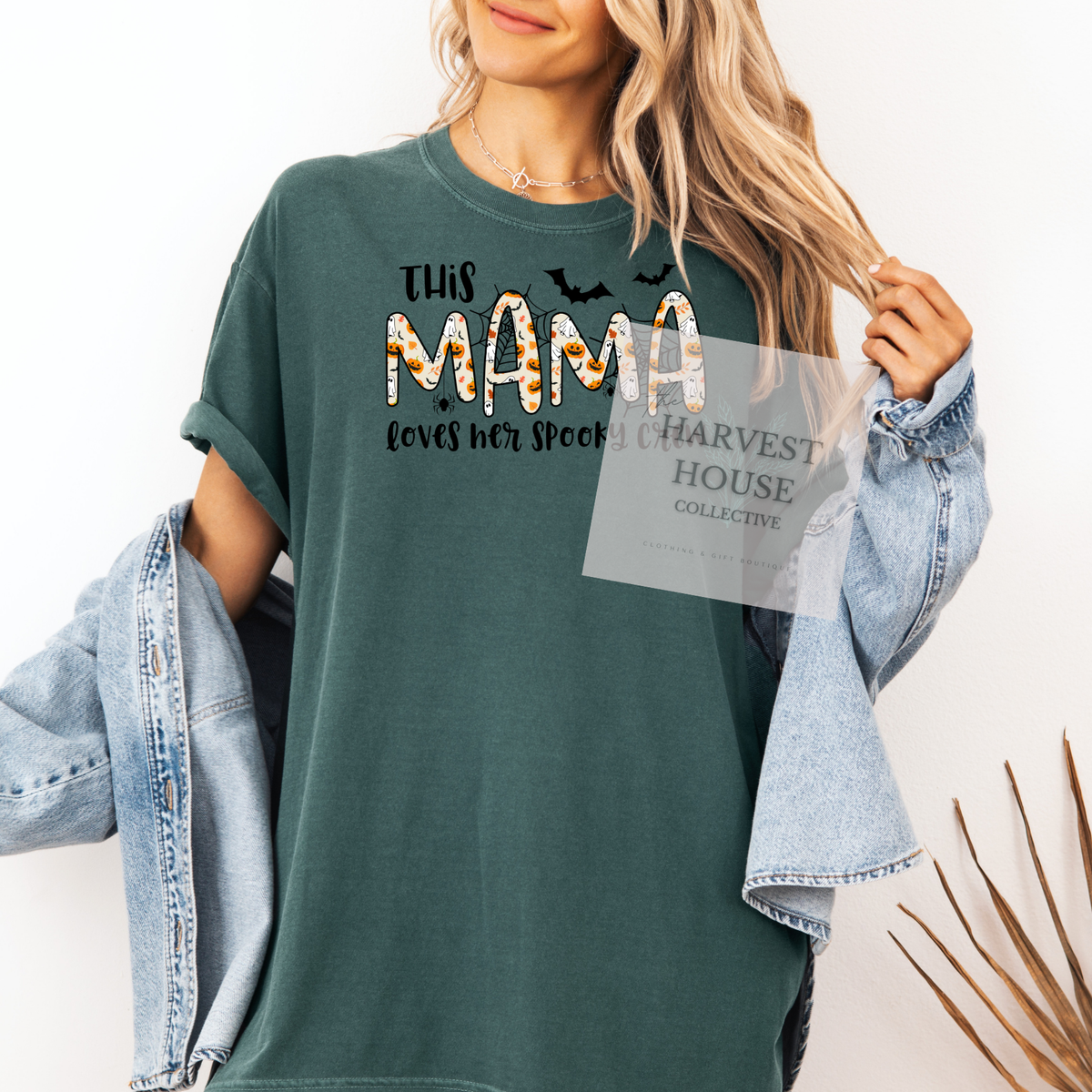 This Mama Loves Her Spooky Crew Tee